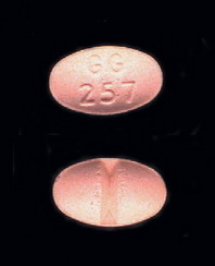 Sandoz GG 257 Alprazolam Pill.
